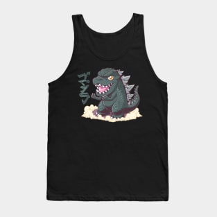 godzilla toon Tank Top